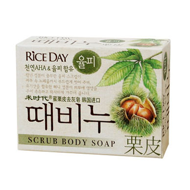 Xà phòng bánh Scrub soap chiết xuất dầu hạt dẻ 100g