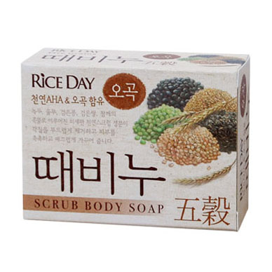 Xà phòng bánh Scrub soap chiết xuất ngũ cốc 100g